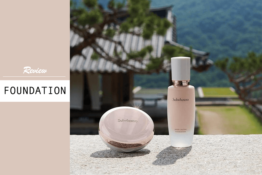 Review Sulwhasoo Sheer Lasting Foundation của Hàn Quốc