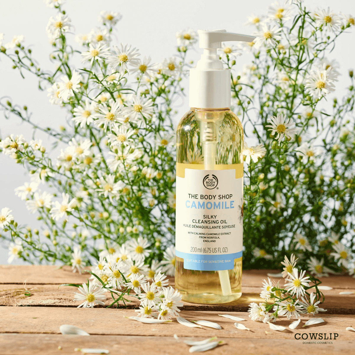 Dầu tẩy trang The Body Shop Camomile Silky Cleansing Oil
